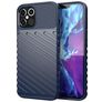 Mobigear Groove iPhone 12 Pro Max Hülle Flexibles TPU Backcover - Blau