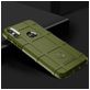 Mobigear Rugged Shield Motorola One Power Hülle Flexibles TPU Backcover Stoßfest - Grün