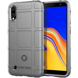 Mobigear Rugged Shield Xiaomi Redmi 9A Hülle Flexibles TPU Backcover Stoßfest - Grau