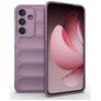 Mobigear Bumpy Samsung Galaxy S25 FE Hülle Flexibles TPU Backcover - Lila