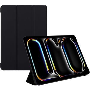 Mobiparts Tri Fold iPad Pro 11 Zoll (2024) Hülle Klapphülle - Schwarz