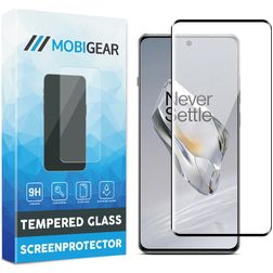 Mobigear Premium OnePlus 12 Panzerglas Displayschutz - Hüllenfreundlich - Schwarz