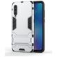 Mobigear Armor Stand Xiaomi Mi 9 Hülle Hardcase Backcover Stoßfest mit Ständer - Silber
