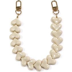 Mobigear Kunststoff Heart Verstellbare Universal-Handykette - Pale Pink