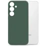 Mobilize Rubber Gelly Samsung Galaxy S24 Plus Hülle Flexibles TPU Backcover - Matt Green
