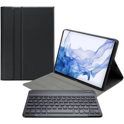 Mobilize Detachable Bluetooth Keyboard Samsung Galaxy Tab S7 Plus Hülle QWERTY Bluetooth Tastatur Klapphülle - Schwarz