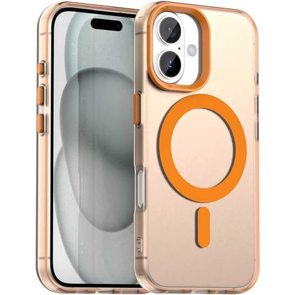 Mobigear Shockproof iPhone 18 MagSafe Hülle Hardcase Backcover - Orange