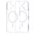 Mobiparts Hardcover Durchsichtig iPhone 16 MagSafe Hülle Hardcase Backcover - Transparent