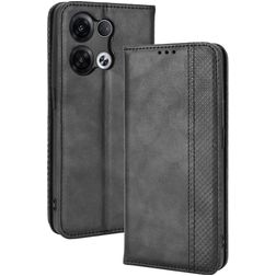 Mobigear Sensation OPPO Reno 8 Pro 5G Hülle Klapphülle Geldbörse - Schwarz