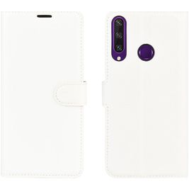 Mobigear Classic Huawei Y6p Hülle Klapphülle Geldbörse - Weiß