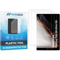Mobigear Samsung Galaxy Tab S8 Ultra Displayschutz Schutzfolie - Hüllenfreundlich (3er Pack)