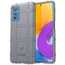 Mobigear Rugged Shield Samsung Galaxy M52 Hülle Flexibles TPU Backcover Stoßfest - Grau