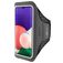 Mobiparts Comfort Fit Handyhalterung Joggen Samsung Galaxy A22 5G Sporthülle Neopren Sportarmband - Schwarz