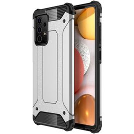 Mobigear Outdoor Samsung Galaxy A52s 5G Hülle Hardcase Backcover Stoßfest - Silber