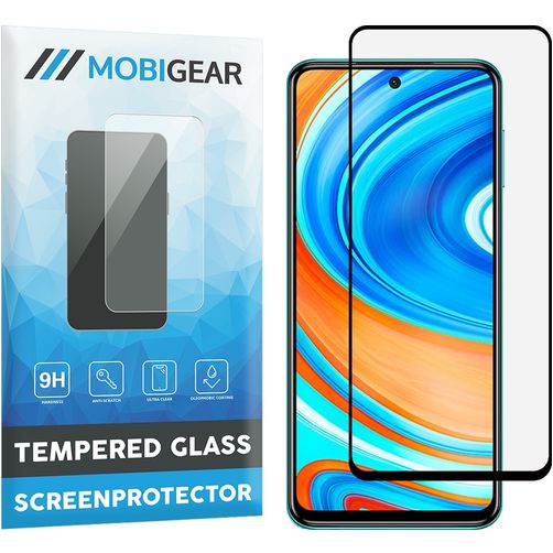 Mobigear Premium Xiaomi Redmi Note 9 Pro Panzerglas Displayschutz - Hüllenfreundlich - Schwarz