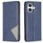 Mobigear Rhombus Slim iPhone 17 Hülle Klapphülle - Blau