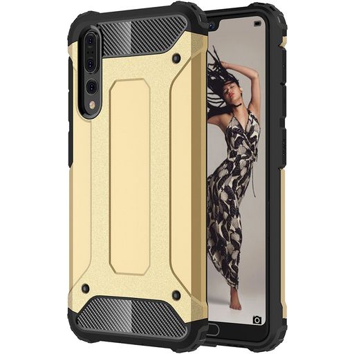 Mobigear Outdoor Huawei P20 Pro Hülle Hardcase Backcover Stoßfest - Gold