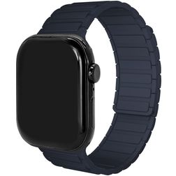 Mobilize Magnetic Silikon Apple Watch Armband Magnetverschluss - 49/46/45/44 mm - Blau