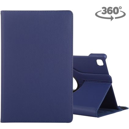 Mobigear DuoStand Samsung Galaxy Tab A7 (2020) Hülle Drehbare Klapphülle - Blau