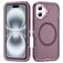 Mobigear Rugged Mag iPhone 16 MagSafe Hülle Hardcase Backcover Stoßfest - Lila