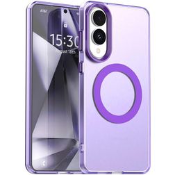 Mobigear Shockproof Samsung Galaxy S25 Edge MagSafe Hülle Hardcase Backcover - Lila