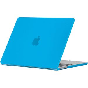 Mobigear Matte MacBook Air 13 Zoll (2022-2026) Hardcase Hülle MacBook Case - Blau - Model A2681 / A3113 / A3240 / A3449