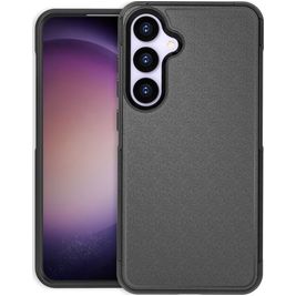 Mobigear Traveller Samsung Galaxy S24 Hülle Hardcase Backcover Stoßfest - Schwarz