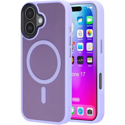 Mobiparts Hardcover iPhone 17 MagSafe Hardcase Backcover - Satin Lila