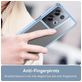Mobigear Crystal OPPO Reno 8 Pro 5G Hülle Hardcase Backcover - Transparent / Blau