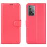 Mobigear Classic Samsung Galaxy A52 Hülle Klapphülle Geldbörse - Rot