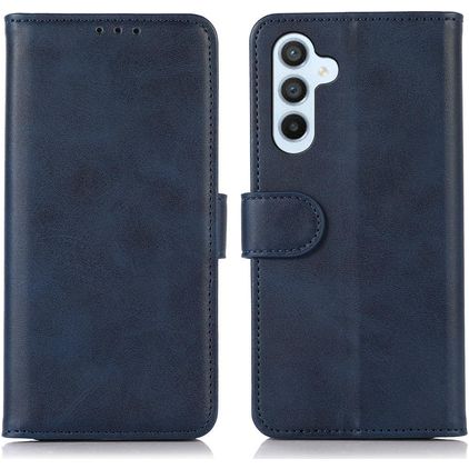 Mobigear Wallet Samsung Galaxy A37 Hülle Klapphülle Geldbörse - Blau