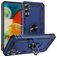Mobigear Armor Ring Samsung Galaxy A24 Hülle Hardcase Backcover Stoßfest mit Ringhalter - Blau