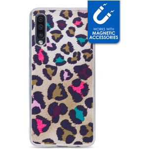 My Style Magneta Samsung Galaxy A50 Hülle Flexibles TPU Backcover - Leopard