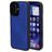 Mobiparts Classic iPhone 16 MagSafe TPU / Kunstleder Backcover - Sapphire Blue