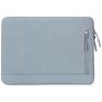 Mobigear Dual Zip Laptop Sleeve 15 - 16 Zoll Laptop Hülle - stahlblau