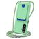 Mobigear Lanyard Card Samsung Galaxy A57 Silikon Handykette mit Kartenhalter - Grün