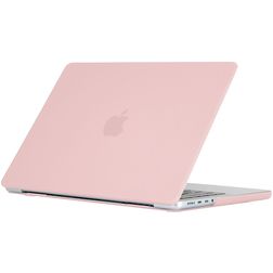 Mobigear Matte MacBook Pro 16 Zoll (2021-2026) Hardcase Hülle MacBook Case - Pastellrosa - Model A2485 / A2780 / A2991 / A3186 / A3428 / A3429