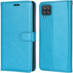 Mobigear Wallet Samsung Galaxy M12 Hülle Klapphülle Geldbörse - Blau