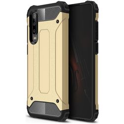 Mobigear Outdoor Huawei P30 Hülle Hardcase Backcover Stoßfest - Gold