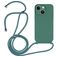 Mobigear Lanyard iPhone 14 Silikon Handykette - Grün