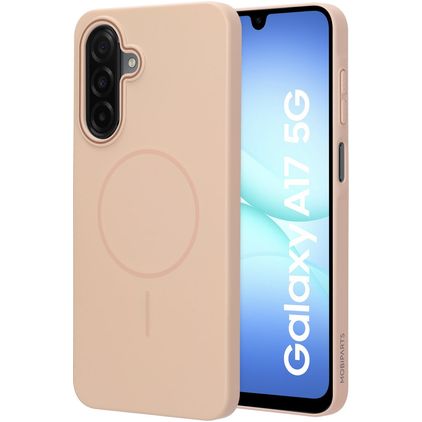 Mobiparts Slim Line Samsung Galaxy A17 MagSafe Hardcase Backcover - Dune Sand