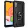 Mobigear Armor Ring Samsung Galaxy A01 Hülle Hardcase Backcover Stoßfest mit Ringhalter - Schwarz