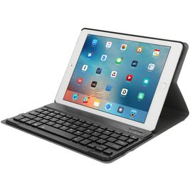 Mobiparts Bluetooth Keyboard iPad Pro 9.7 Zoll (2016) Hülle QWERTY Bluetooth Tastatur Klapphülle - Schwarz