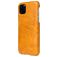 Fierre Shann Premium Card iPhone 11 Hülle Backcover mit Kartenhalter - Cognac