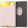 Mobigear Pocket Silikon Kartenetui - 2 Karten - MagSafe Kompatibel - Pink