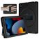 Mobigear Ruggedized iPad 9 (2021) Hülle EVA Schaum Backcover + Ständer - Schwarz