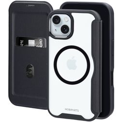 Mobiparts Shield Line iPhone 14 MagSafe Hülle Klapphülle - Schwarz