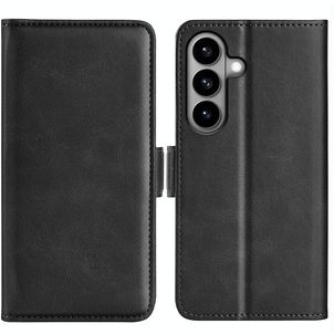 Mobigear Slim Magnet Samsung Galaxy S26 Hülle Klapphülle Geldbörse - Schwarz