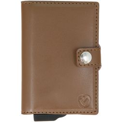 Valenta Card Case Essential Wallet Echtleder Kartenhalter - 10 Karten - Braun