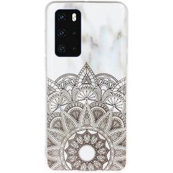 Mobigear Marble Huawei P40 Hülle Flexibles TPU Backcover - Mandala